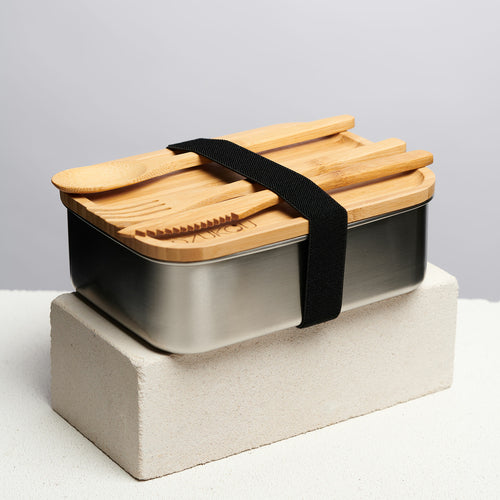 Bamboo and Stainless Steel Lunch Box 1200 ml